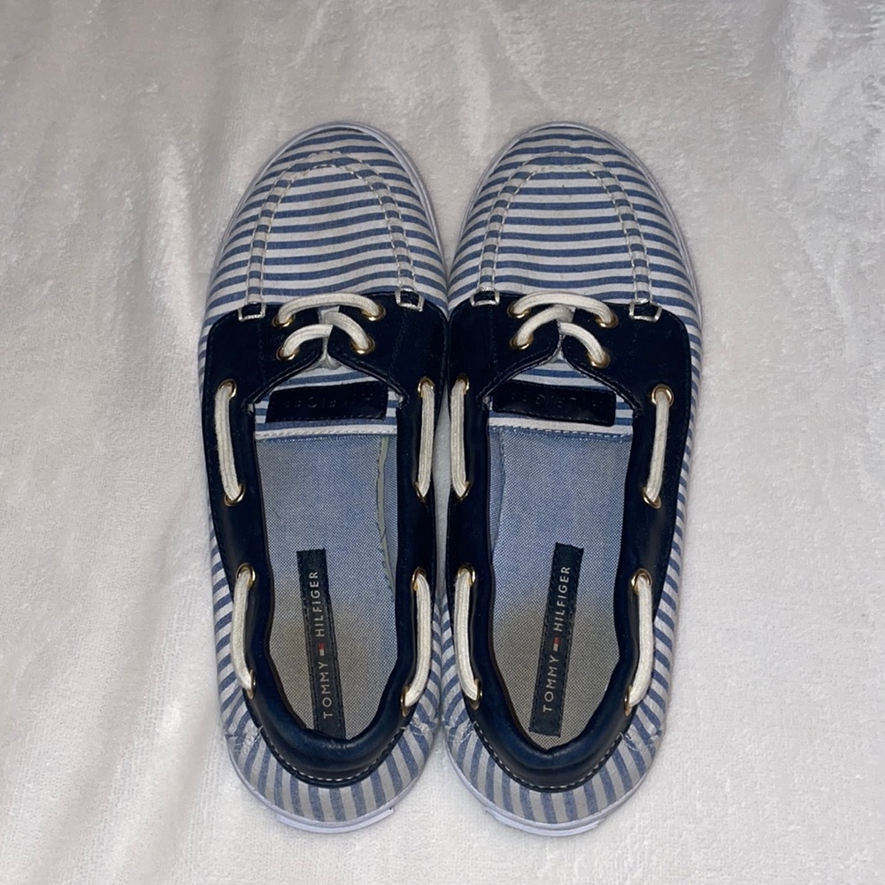 Tommy Hilfiger Striped Boat Shoes
